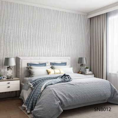 White 3D Line Texture Wallpaper (SN8012) for Sale in Nairobi Kenya - RH Wallpapers