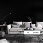 Matte Black Textured Wallpaper (201067)