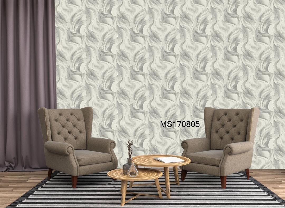 3D & Textured Wallpapers price in kenya (9) Grey Abstract Wave Wallpaper (MS170805) - Image 1