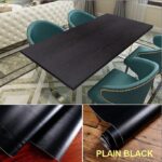 Matte Black Wood Contact Wallpaper (Plain Black)