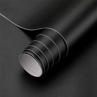 Plain Black Contact Wallpaper – Matte Finish for Sale in Nairobi Kenya - RH Wallpapers