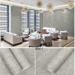 Grey Stone Effect Contact Wallpaper (BSN-7)