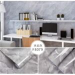 Cloud Grey Marble Contact Wallpaper (F8079)
