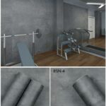 Dark Grey Concrete Contact Wallpaper (BSN-4)