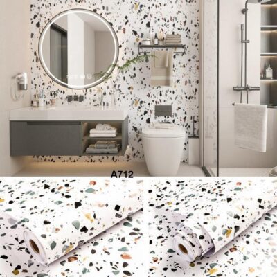White Terrazzo Contact Wallpaper (A712) for Sale in Nairobi Kenya - RH Wallpapers
