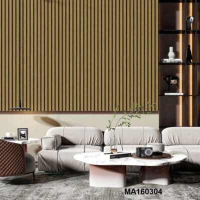Gold Fluted Panel Wallpaper (MA160304) for Sale in Nairobi Kenya - RH Wallpapers