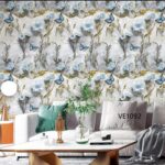 Floral Butterfly Kids Wallpaper (VE1092)