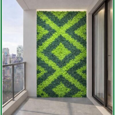 Geometric Artificial Green Wall Panel for Sale in Nairobi Kenya - RH Wallpapers