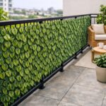 Artificial Leaf Privacy Fence