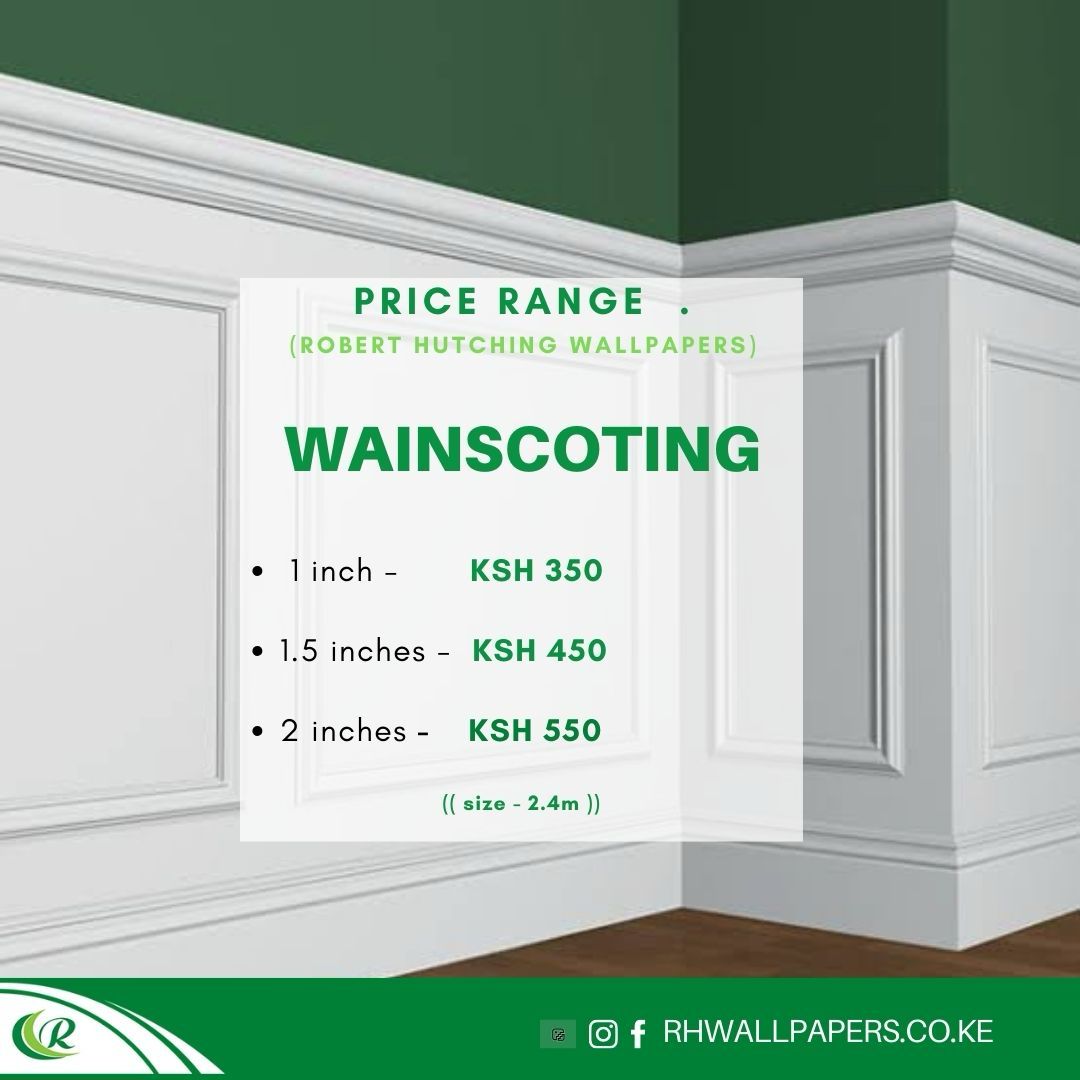 RH Wallpapers Interior Accessories (4) Wainscoting Wall Moulding Panels - Image 1