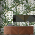 Tropical Green Leaf Wallpaper (LP264204)