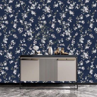 Navy Blue Floral Wallpaper (LP262903) for Sale in Nairobi Kenya - RH Wallpapers