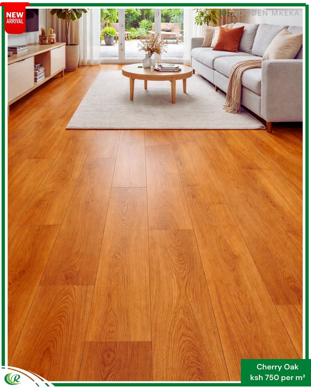 flooring solutions Kenya (4) Cherry Oak Wooden Floor - Image 1