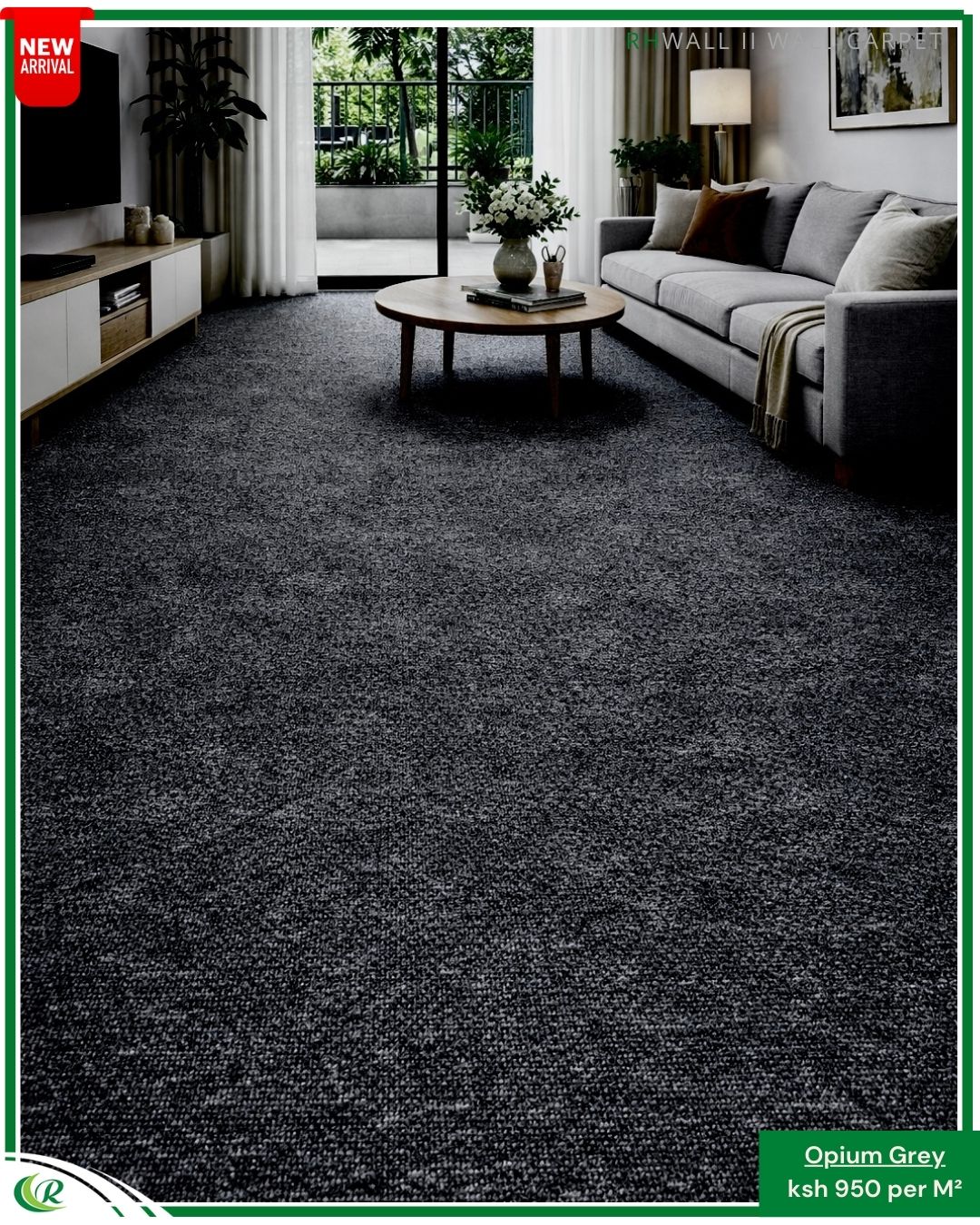 flooring solutions Kenya (6) Opium Grey Wall To Wall Carpet - Image 1