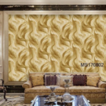 Gold Wave Luxury Wallpaper (MS170802)