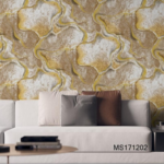 Gold Stone Pattern Wallpaper (MS171202)