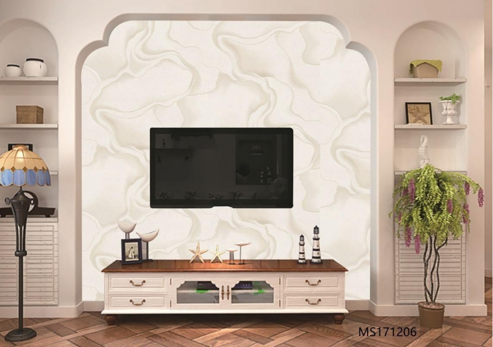 plain wallpapers in kenya (5) White Marble Effect Wallpaper (MS171206) - Image 1