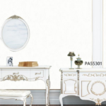 White Gold Marble Effect Wallpaper (PA55301)