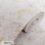 White Gold Metallic Marble Wallpaper (ME2112)