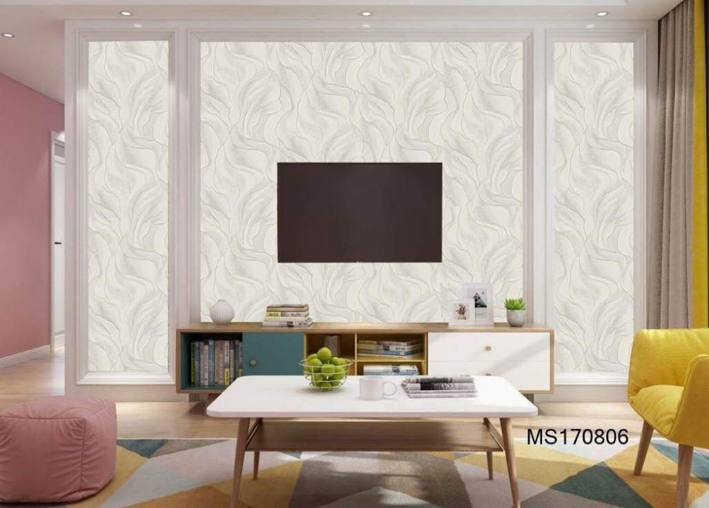 premium wallpapers in Kenya. (5) White Wave Luxury Wallpaper (MS170806) - Image 1