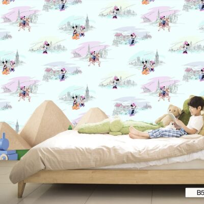 Blue & Pink Cartoon Kids’ Wallpaper (B580601) for Sale in Nairobi Kenya - RH Wallpapers