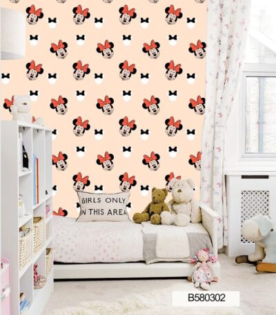 Pink Minnie Mouse Kids’ Wallpaper(B580302) for Sale in Nairobi Kenya - RH Wallpapers