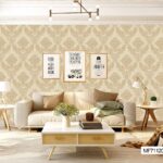 Classic Beige Damask Wallpaper (MF711206) for Sale in Nairobi Kenya - RH Wallpapers