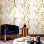 White and Gold Marble Effect Wallpaper(PA55904) for Sale in Nairobi Kenya - RH Wallpapers