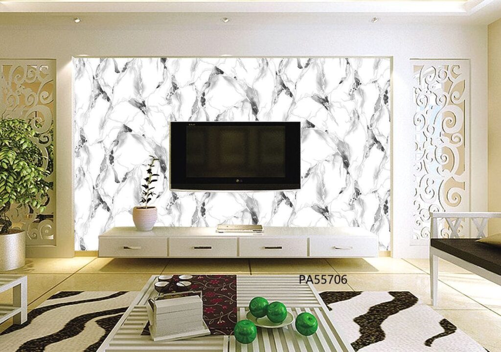 White and Grey Marble Effect Wallpaper(PA55706) for Sale in Nairobi Kenya - RH Wallpapers