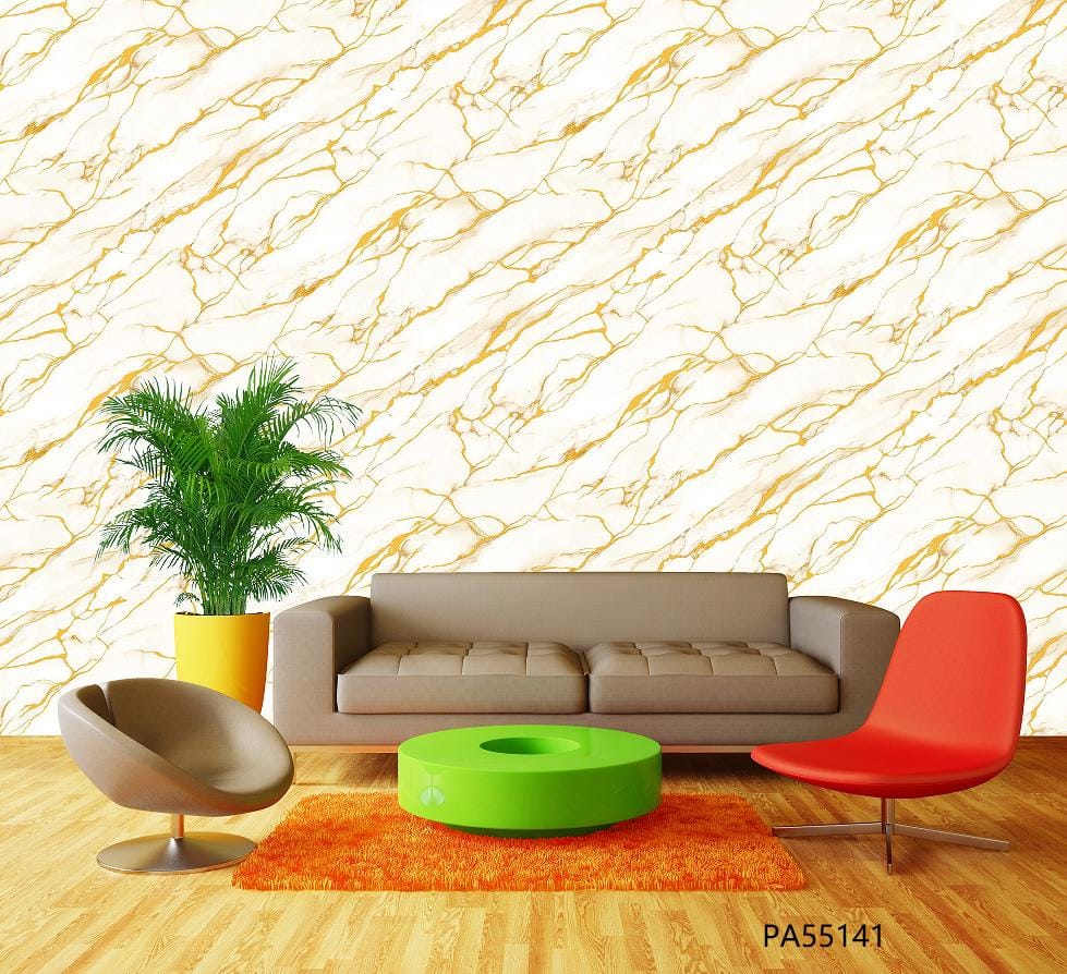 White and Gold Marble Effect Wallpaper(PA55141) for Sale in Nairobi Kenya - RH Wallpapers