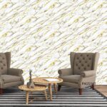 White Gold Marble Effect Wallpaper(PA55143) for Sale in Nairobi Kenya - RH Wallpapers