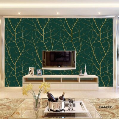 Emerald Gold Branch Wallpaper(PA44905) for Sale in Nairobi Kenya - RH Wallpapers